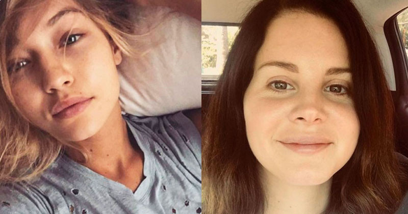 9 female artists with most stunning bare face in their selfies