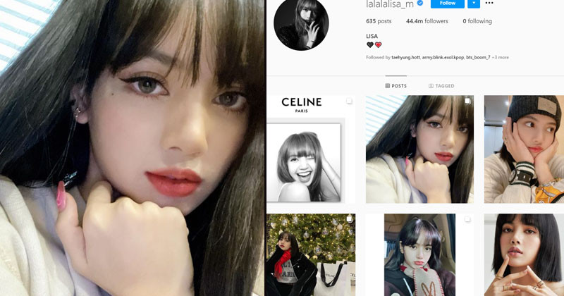 BLACKPINK Lisa Tops 'Idol with Most Instagram Likes - See Other Idols in the List
