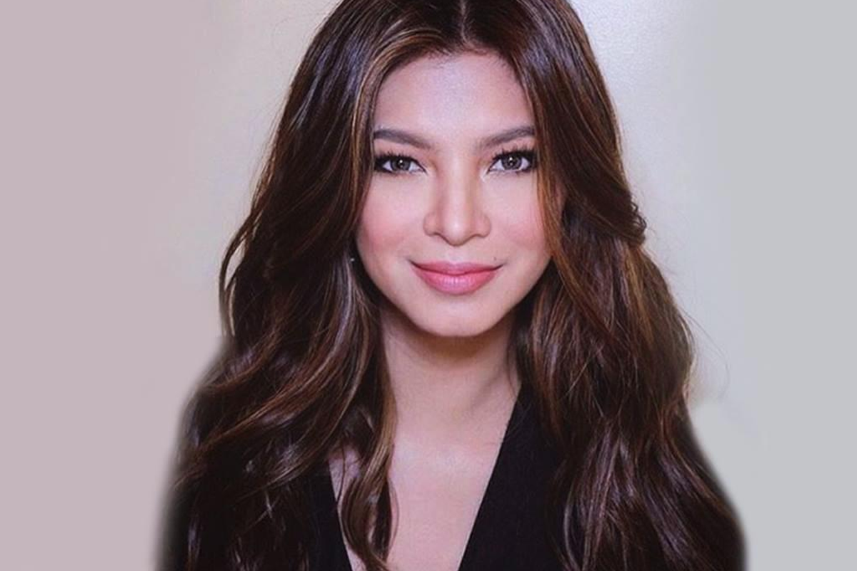 Angel Locsin uses garbage bag as protective equipment