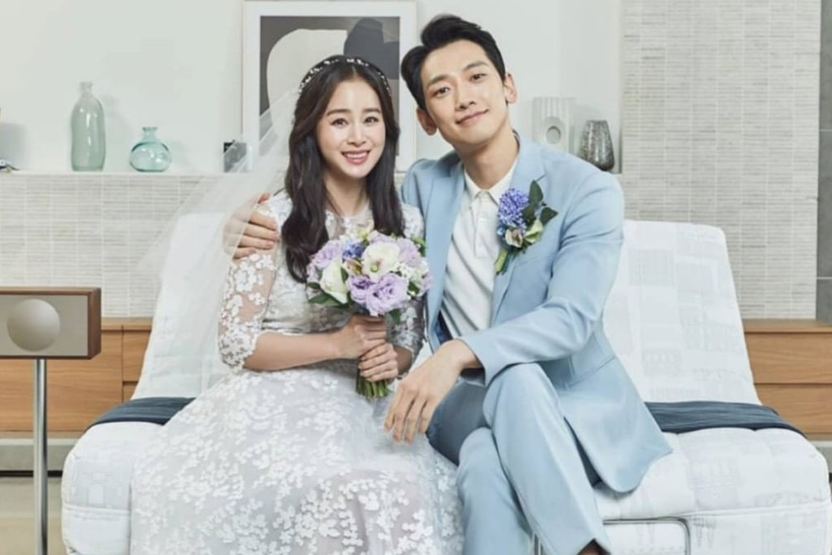 Kim Tae Hee and Bi Rain releases new wedding photos