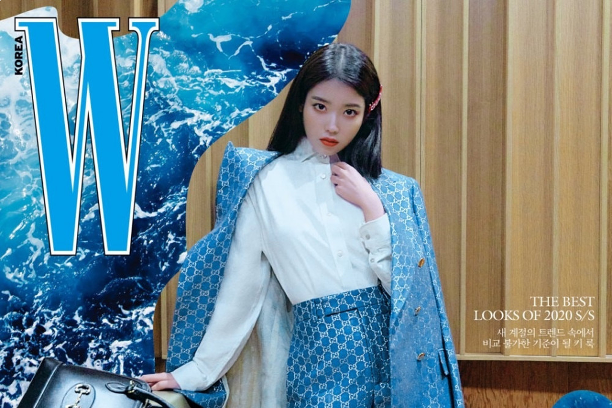 IU graces the front pages of 'W Korea'