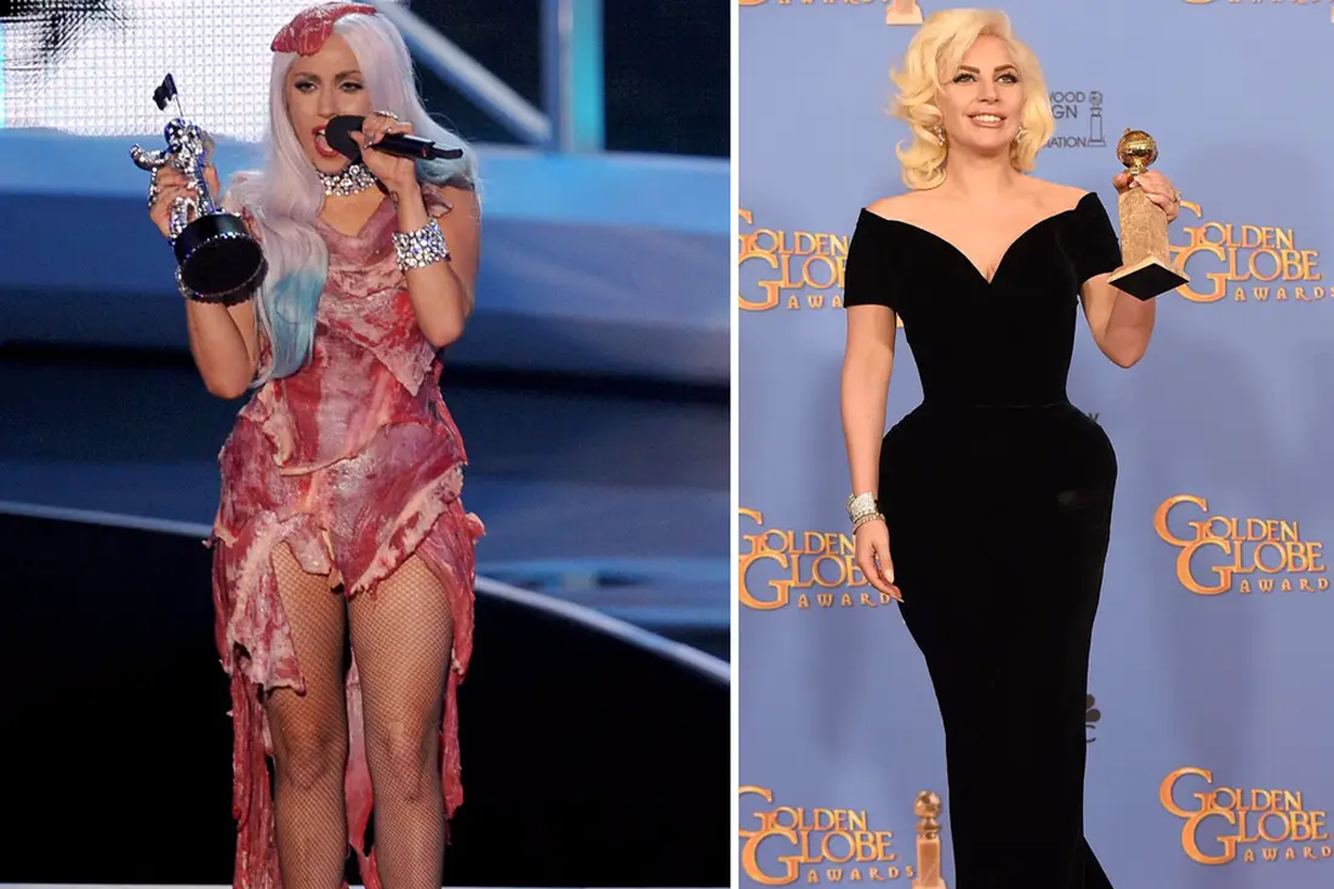 Lady Gaga the most iconic red-carpet looks of all time