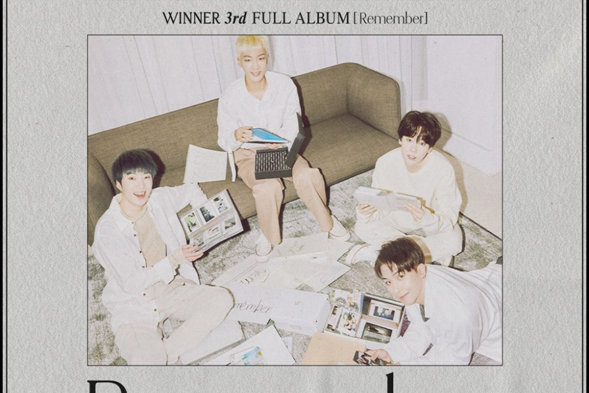 WINNER reveals faded-out album cover for 'Remember'