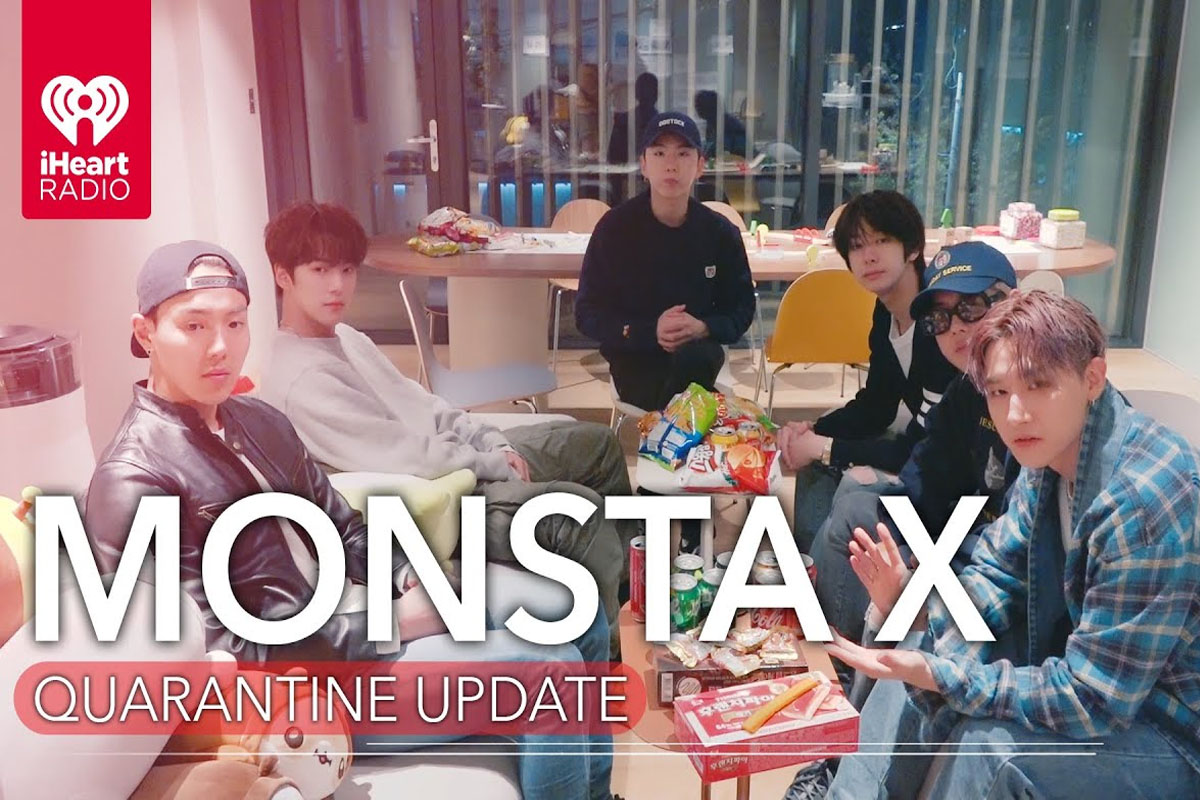 MONSTA X send message to stay home to fans via iHeartRadio