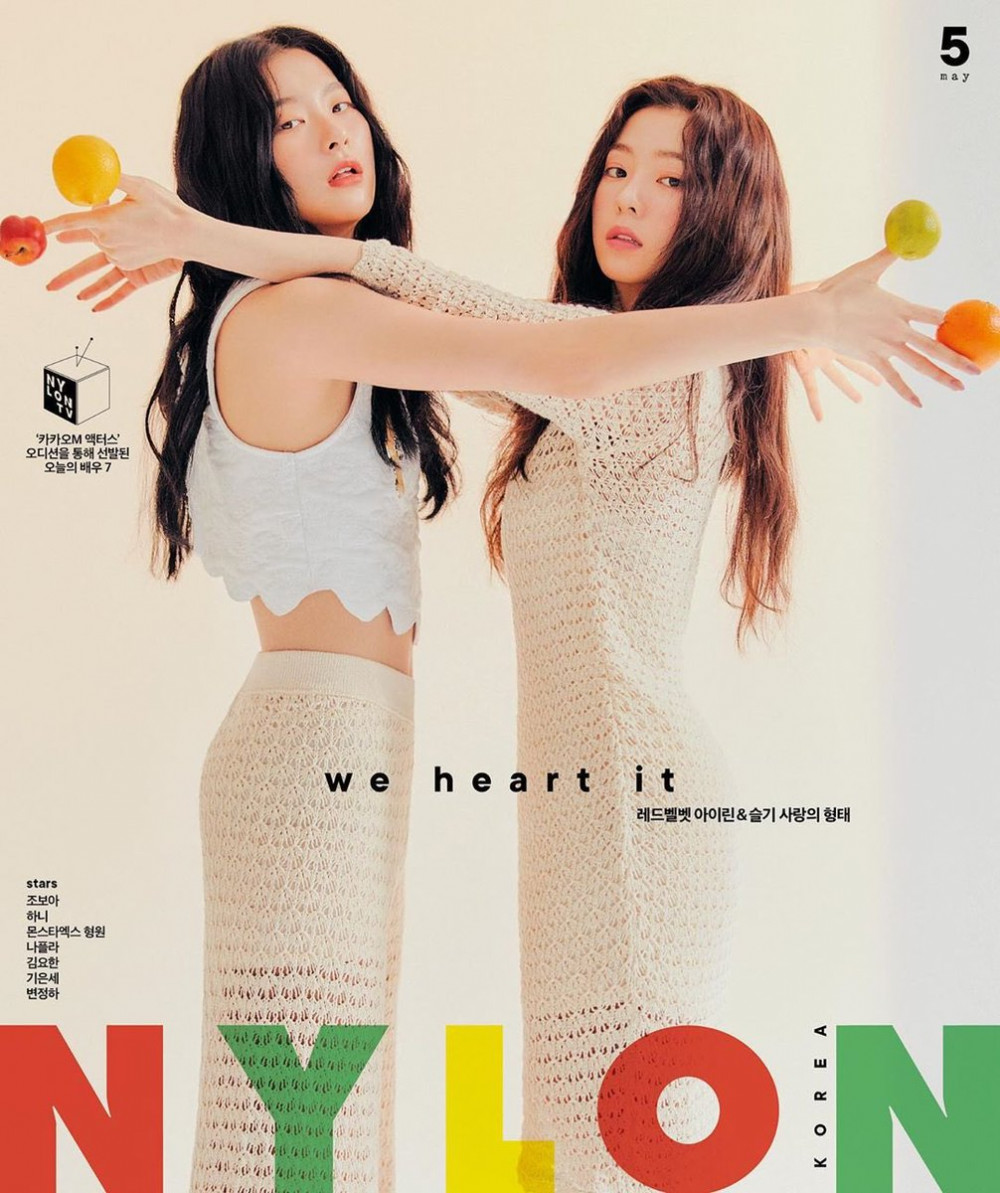 Iedereen solide Gezamenlijk Red Velvet's Irene & Seulgi become sweet twin stars for 'Nylon' |  starbiz.net