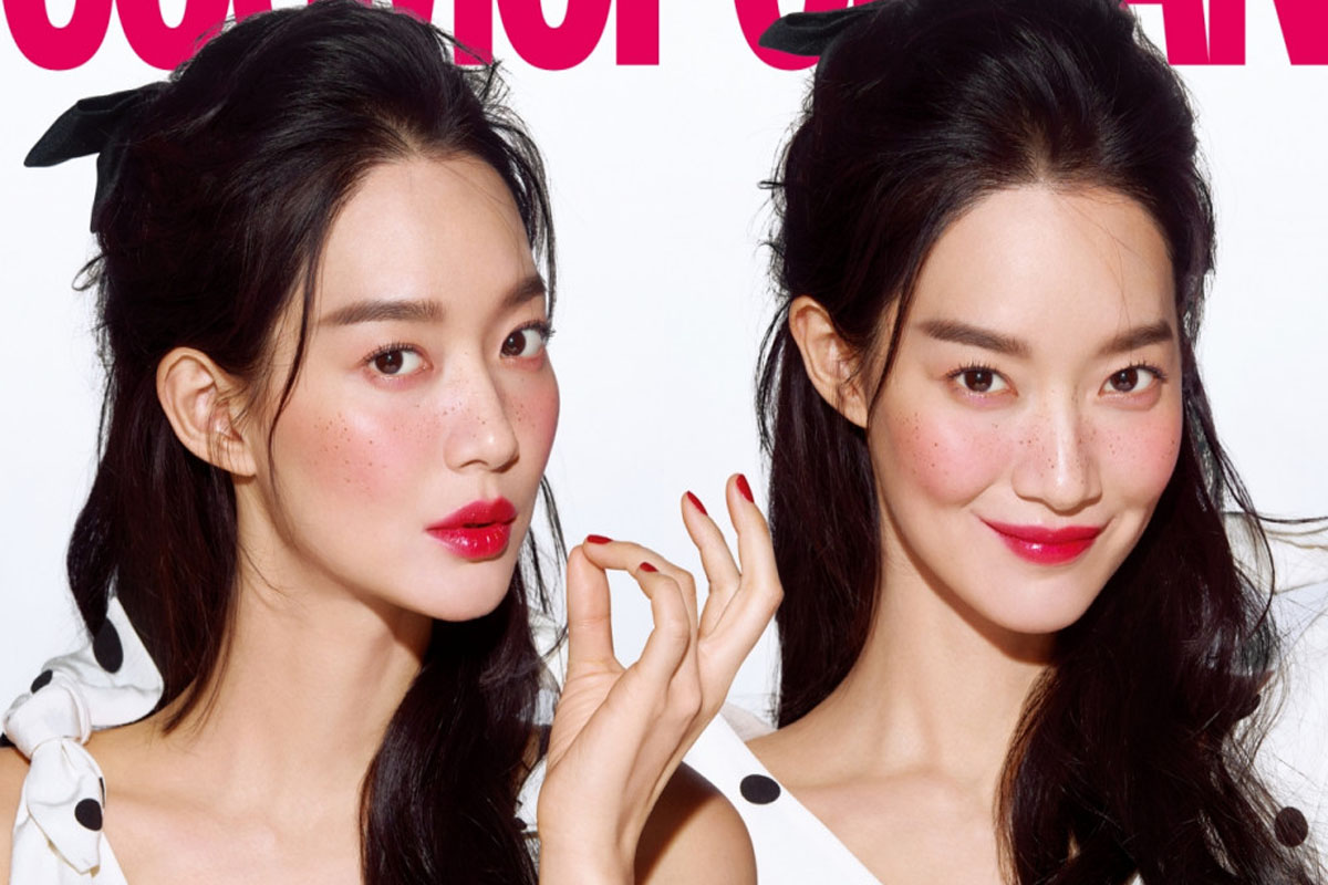 Shin Min Ah is lovely and sweet on Cosmopolitan magazine
