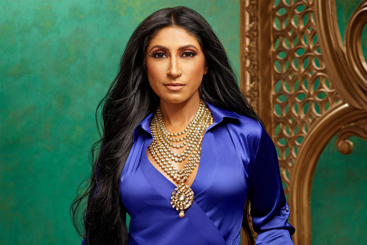 "Family Karma" star Bali Chainani shows off her closet full of Indian saris