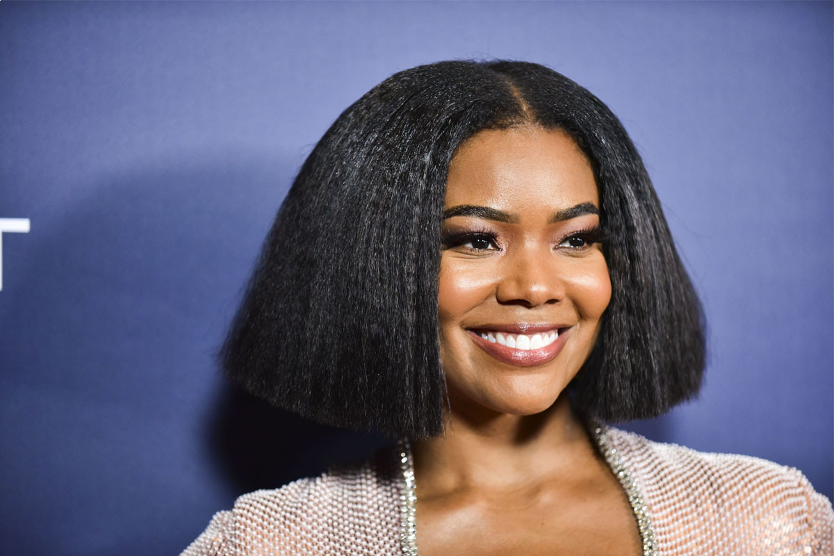 Gabrielle Union shows off her natural hair and daughter