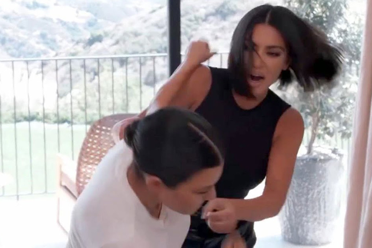 Keeping Up With The Kardashians stops filming after Kim fights Kourtney