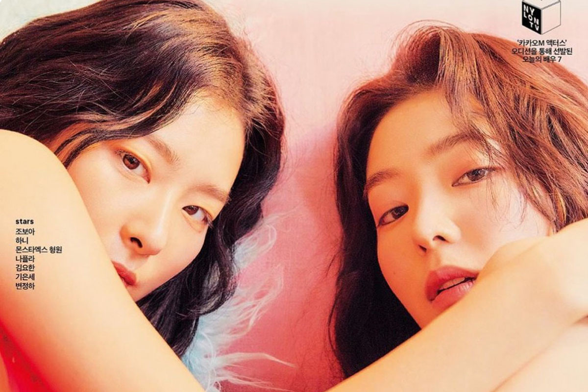 Red Velvet's Irene & Seulgi become sweet twin stars for 'Nylon'