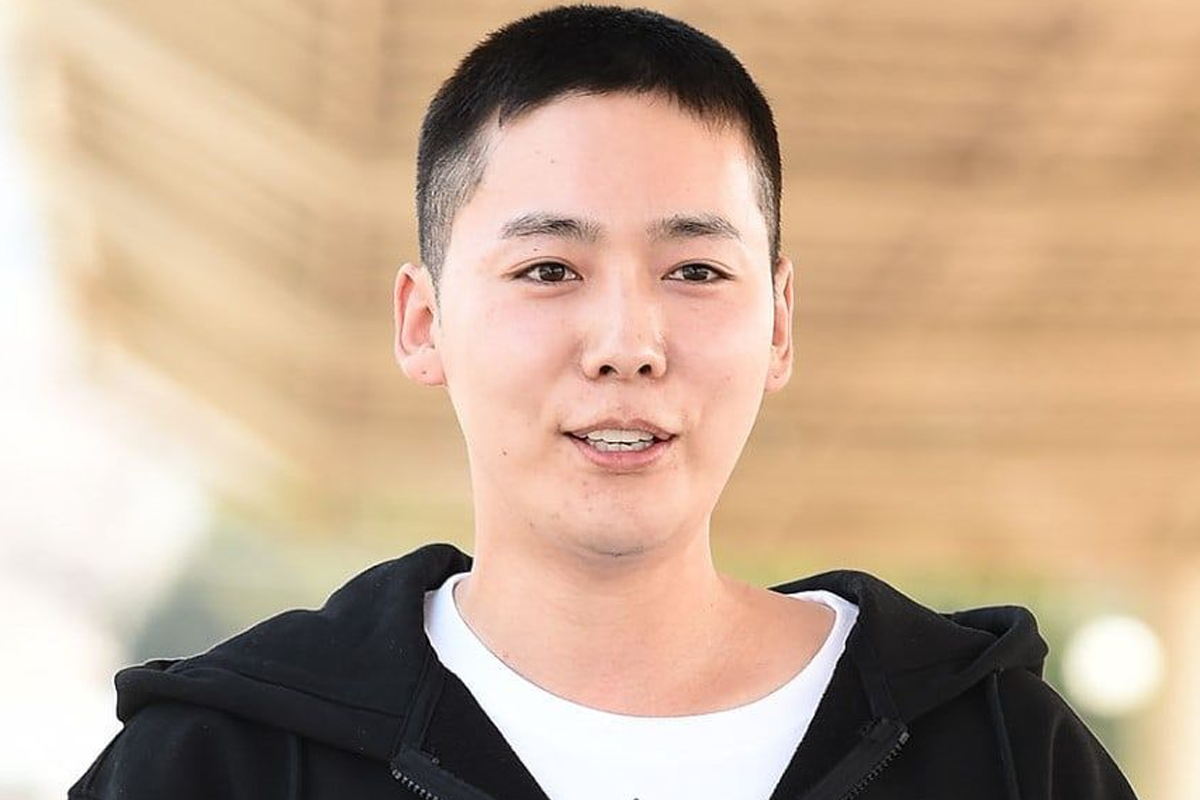 WINNER ’s Kim Jin Woo Enlists In The Military with his new hair cut