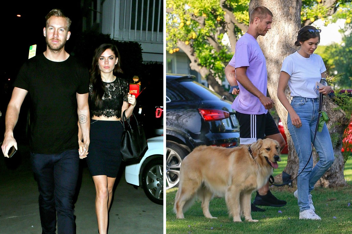 Calvin Harris steps out in Los Angeles with his model girlfriend Aarika Wolf