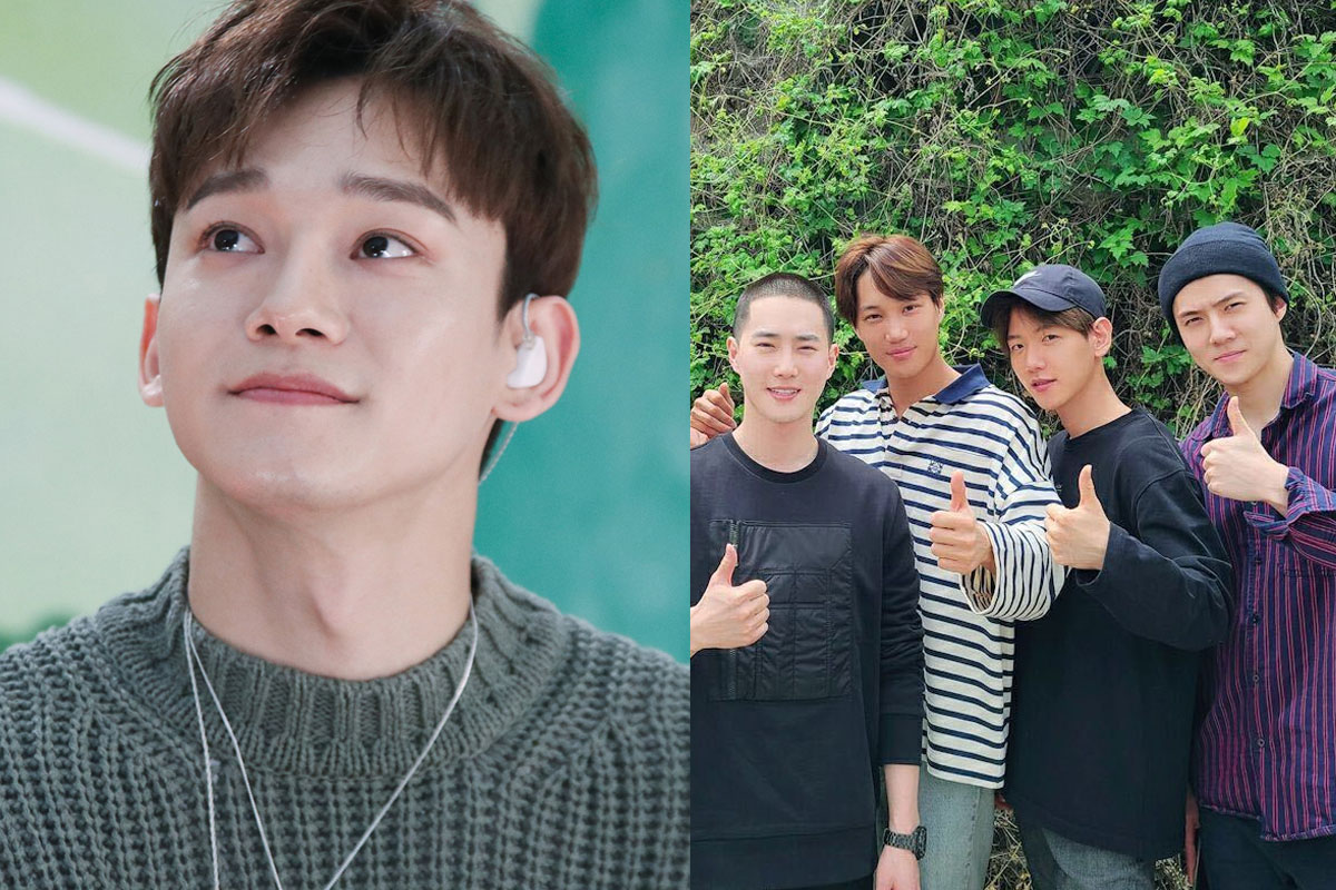 EXO accidentally updates recent situation of member Chen in Suho's enlistment post