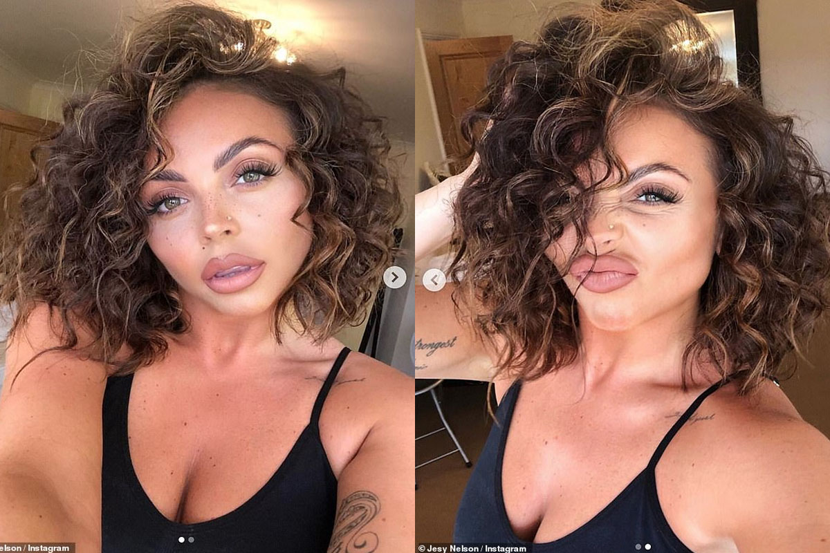 Jesy Nelson embraces her natural curls as she shares radiant selfie