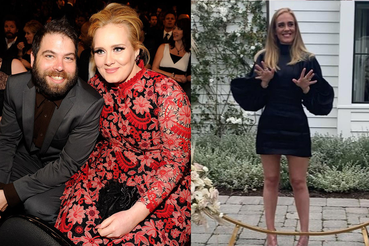 Adele and her ex husband are neighbors to do what's best for son