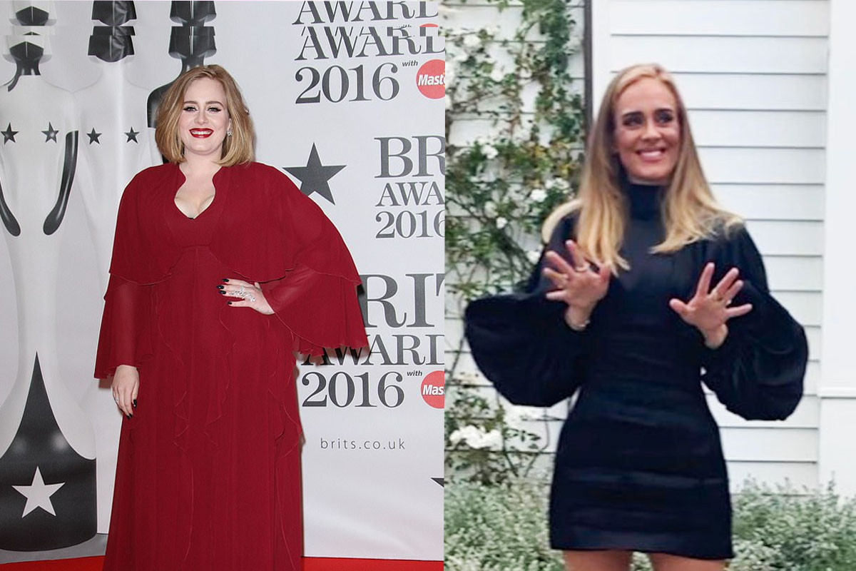 Adele's incredible weight loss was through the help of  Lady Gaga