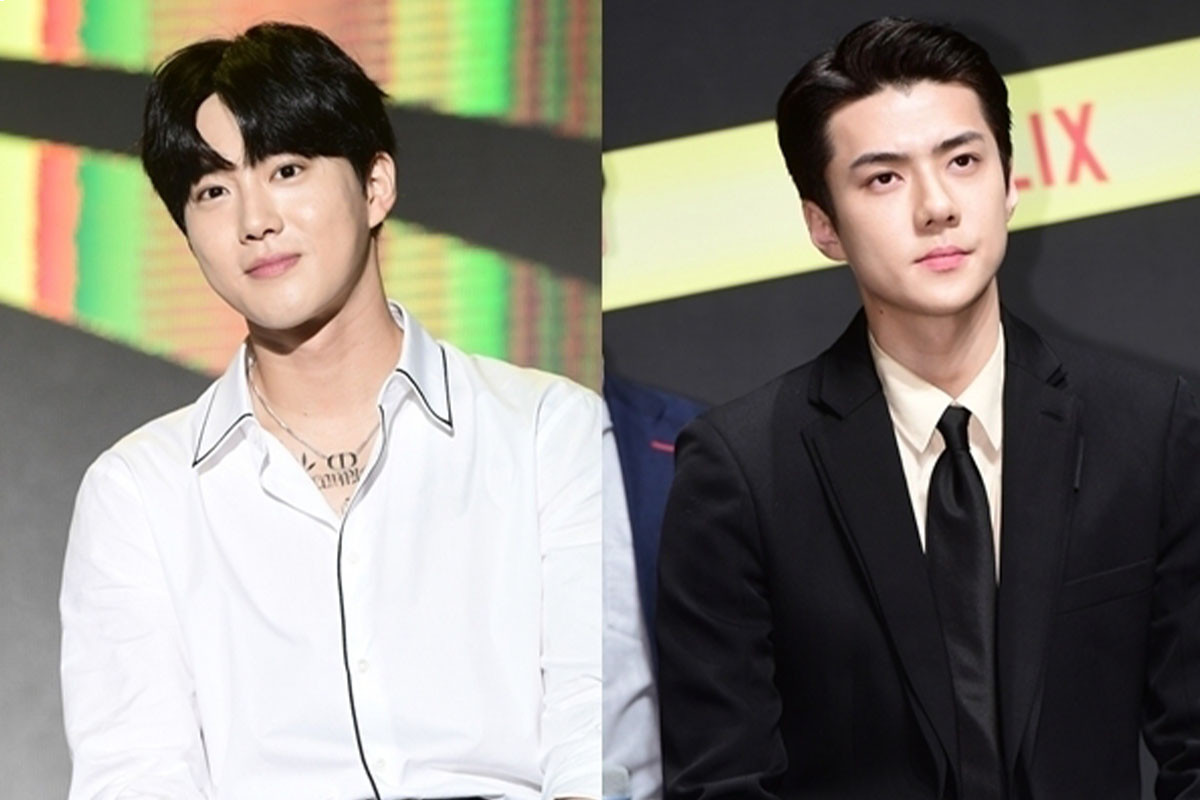 EXO Suho and Sehun volunteer at welfare facility for Children's Day