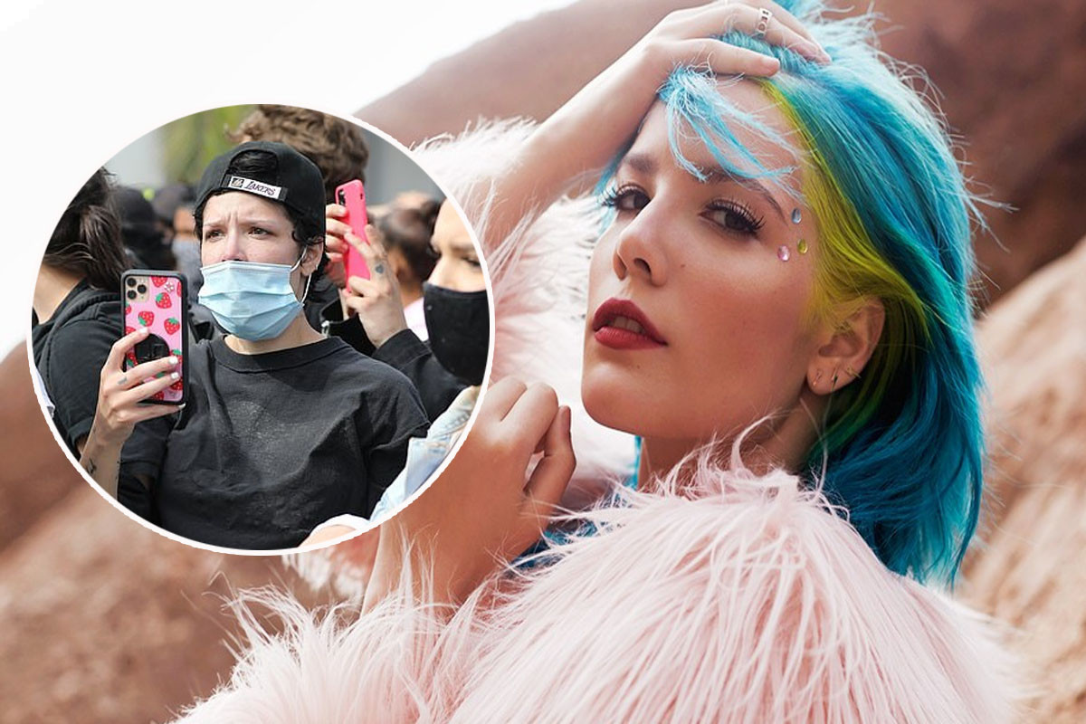 Halsey reveals she was shot by rubber bullets twice while protesting in LA