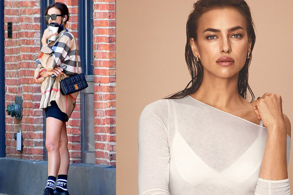 Irina Shayk spends nearly four hours at ex Bradley Cooper's home