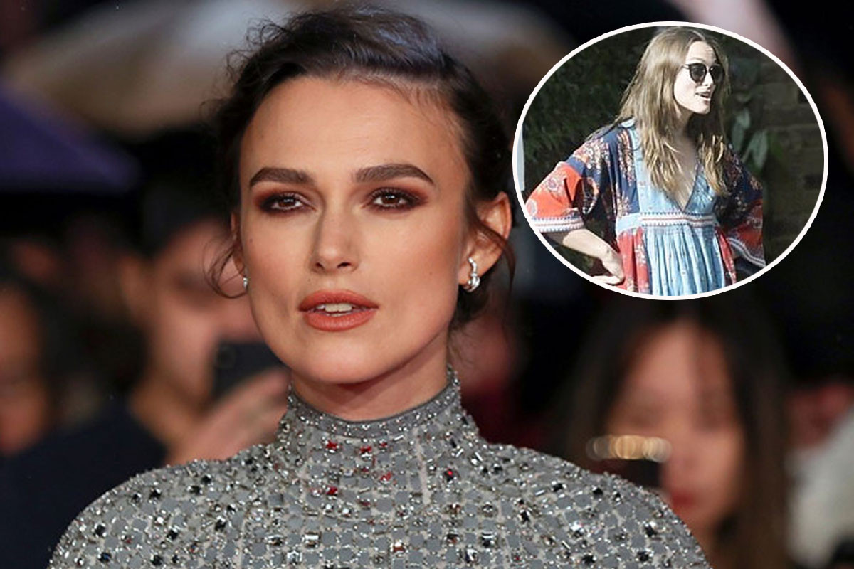 Keira Knightley nails springtime chic in a flowy red dress