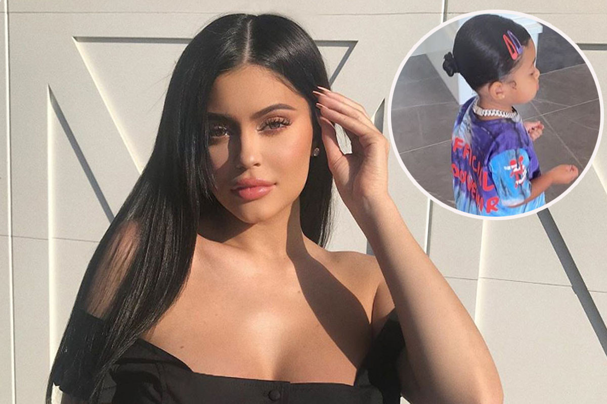 Kylie Jenner shares her two-year-old daughter Stormi adorable new hairstyle