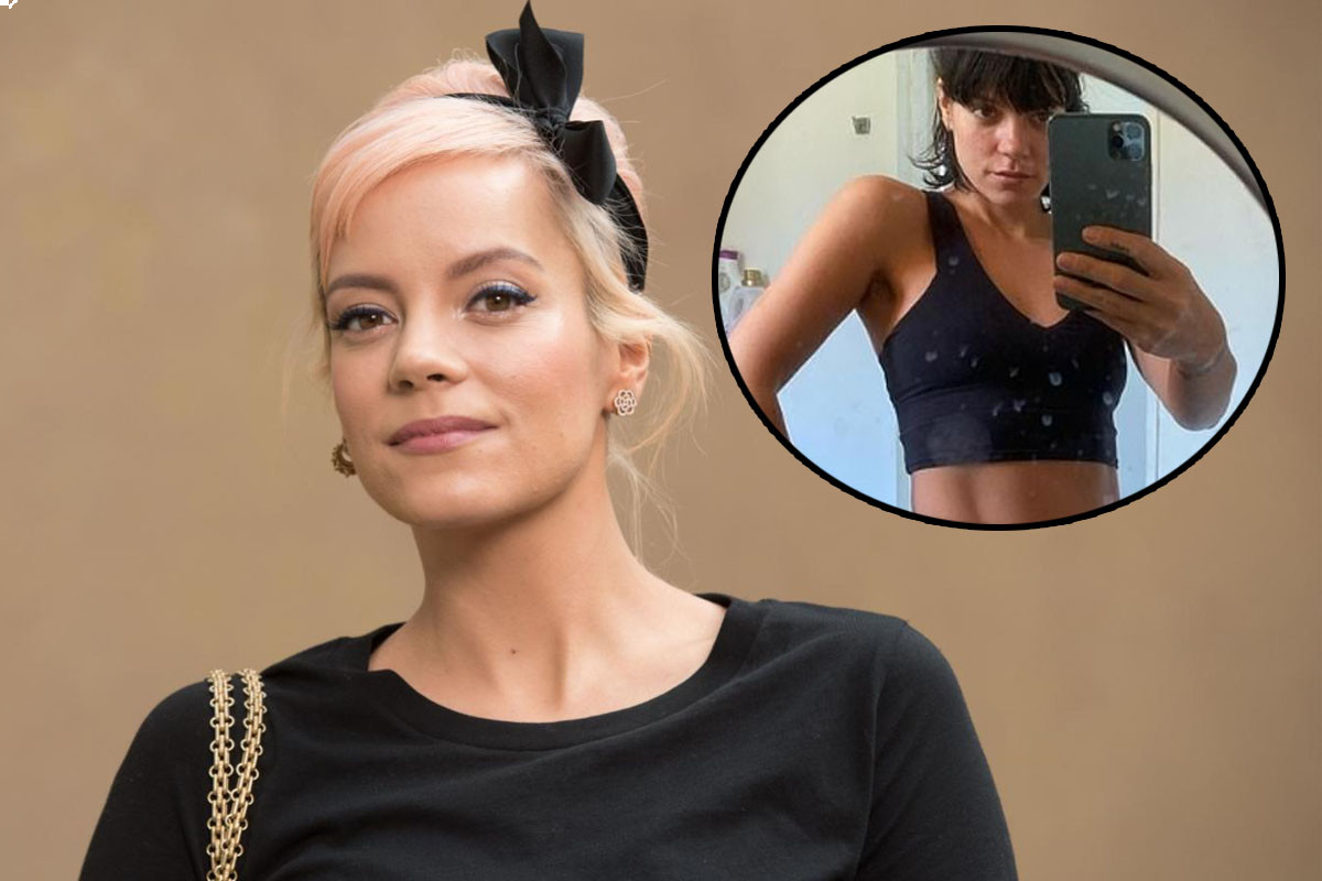 Lily Allen brags about her toned abs and insists she didn't use photoshop