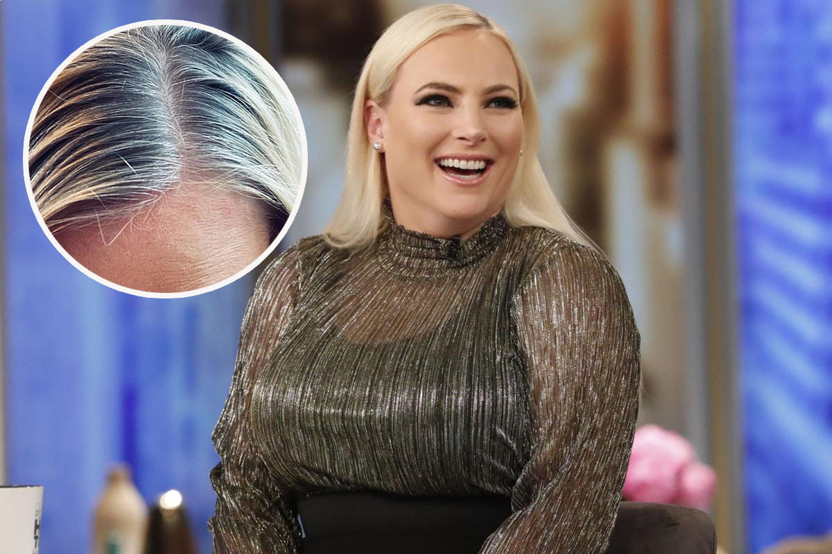 Meghan McCain shows off her "quarantine witch gray hair" roots