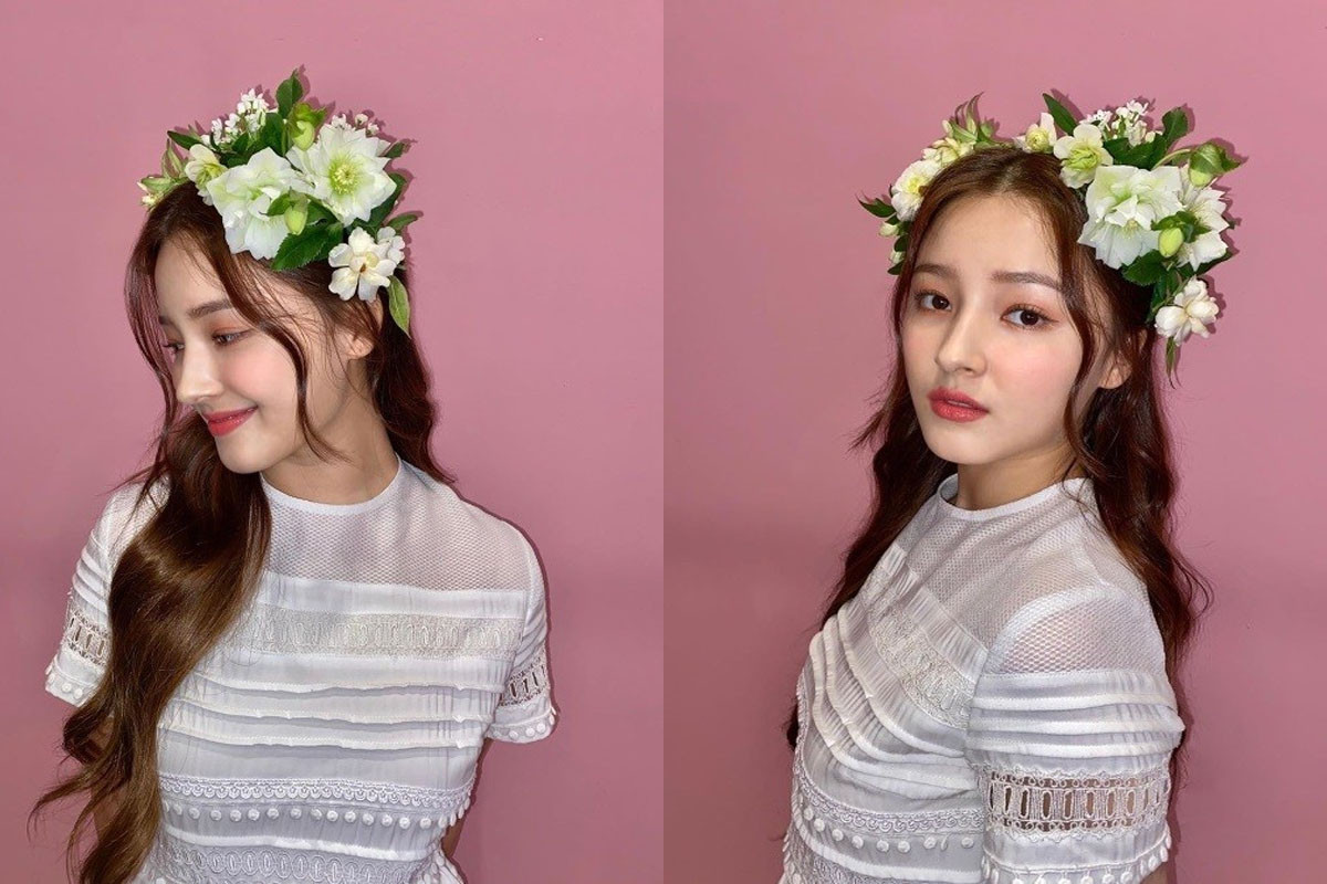 MOMOLAND's Nancy becomes spring flower princess in new post