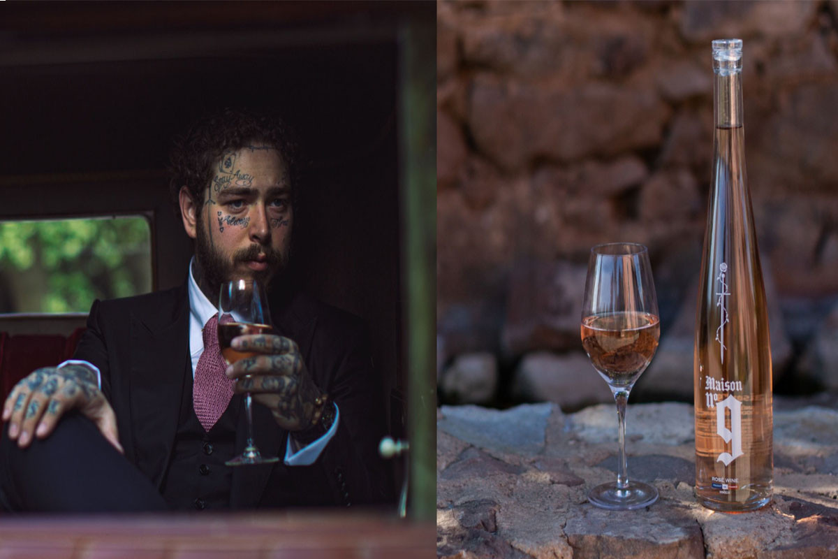 Post Malone to release rose wine, Maison No. 9