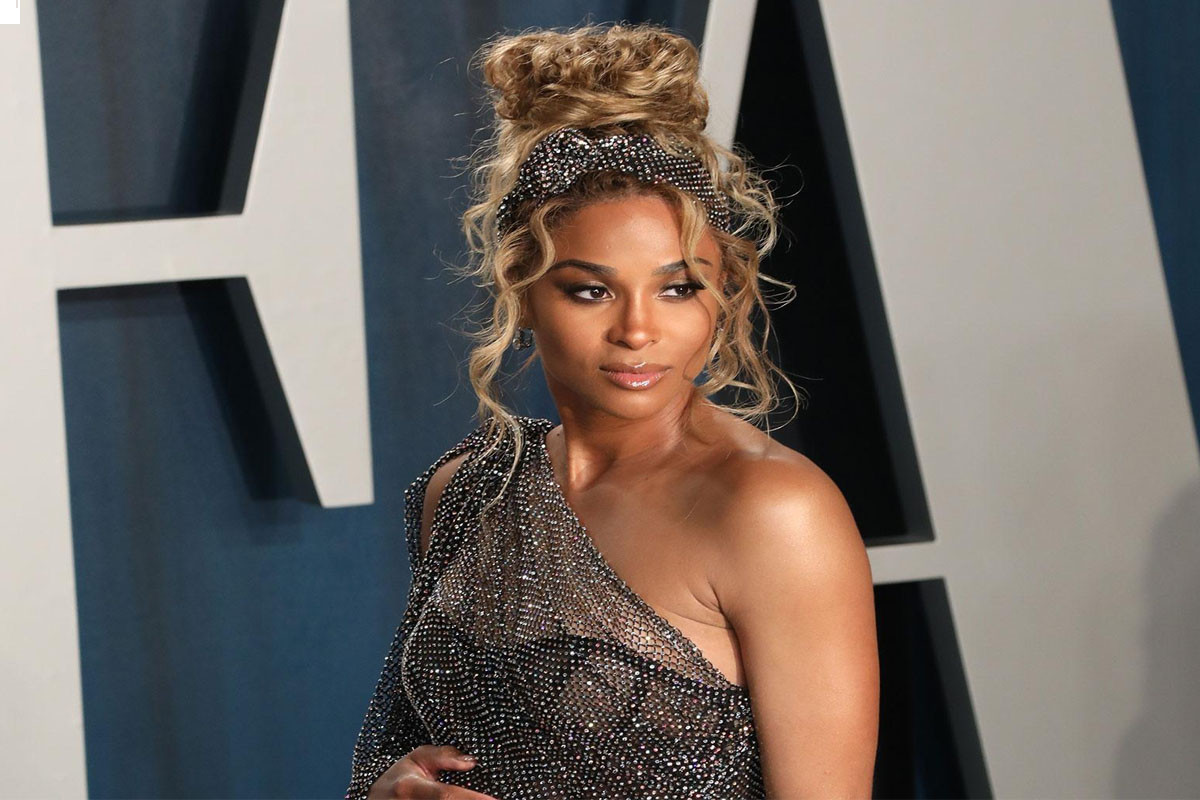 Pregnant Ciara joins virtual baby shower for military mums