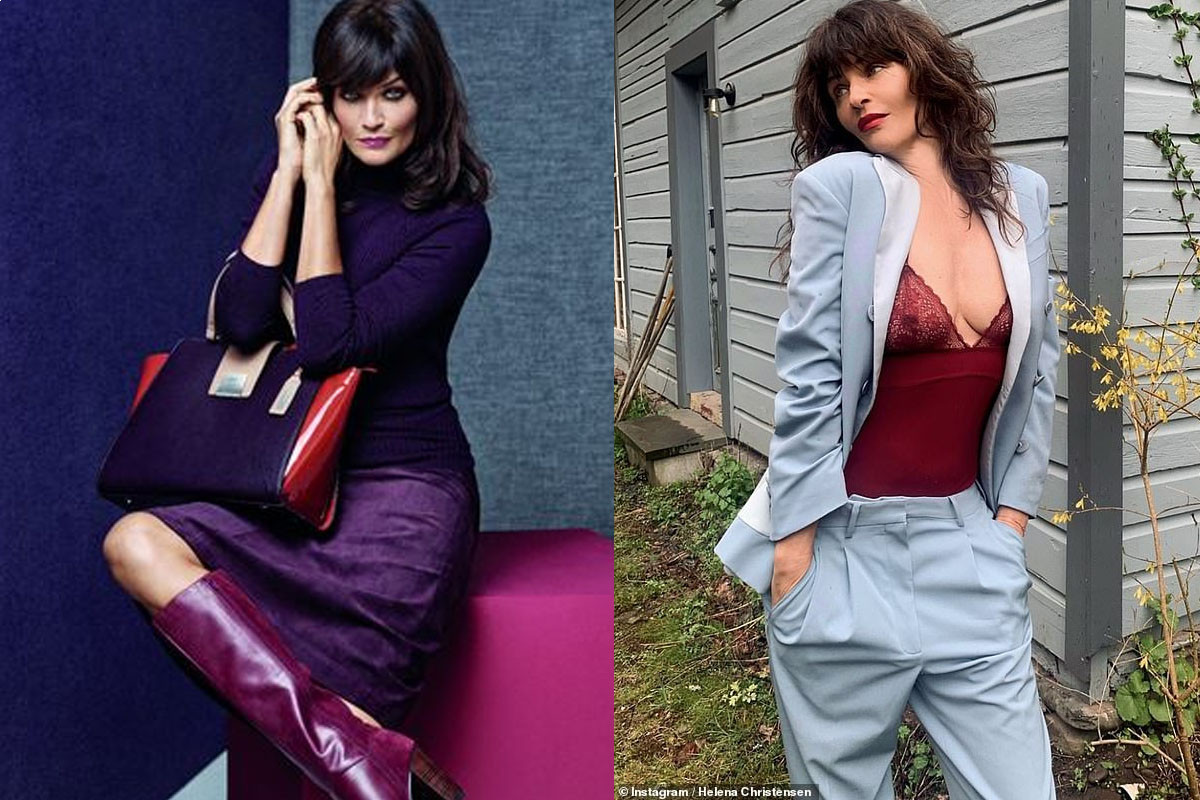 Supermodel Helena Christensen reveals she almost ran out of food during Vogue magazine fashion shoot