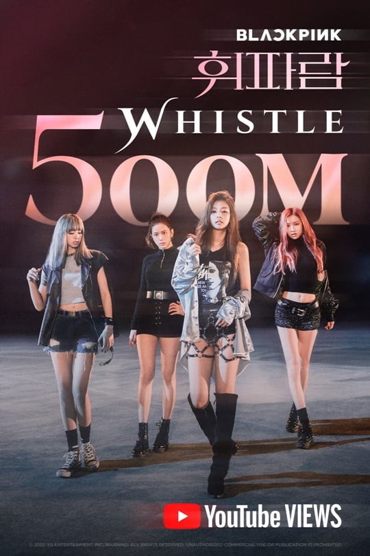 BLACKPINK “Whistle” MV Reaches 500 Million Views | starbiz.net