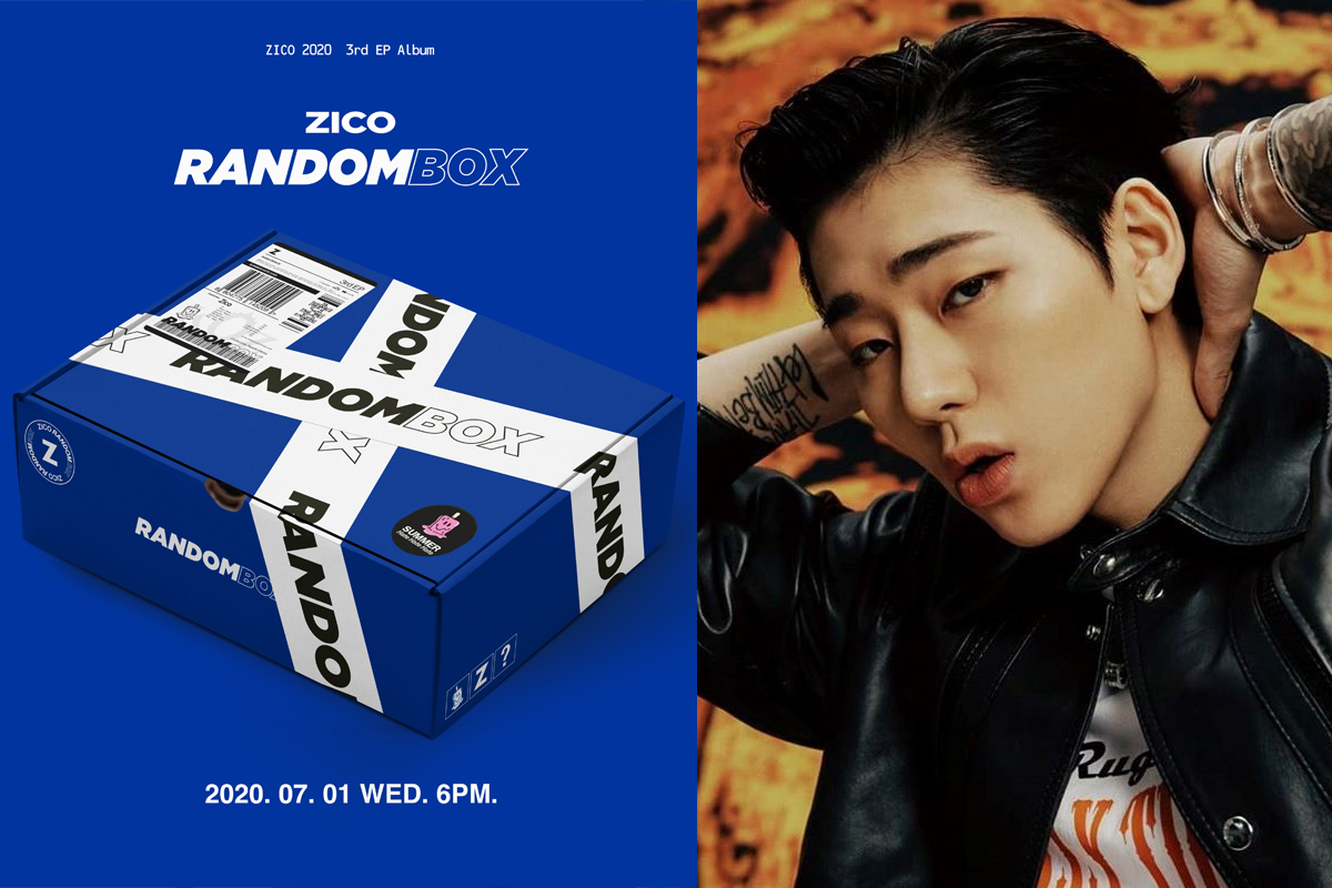 BLOCK B Zico reveal surprise comeback with 3rd mini album 'RANDOM BOX' on July 1