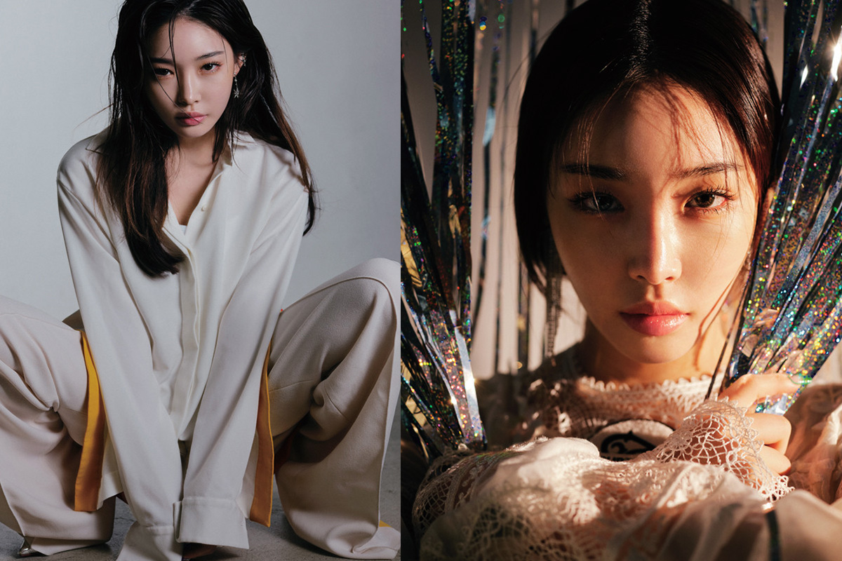 Chungha touches fans' hearts by her sweety in ARENA photoshoots