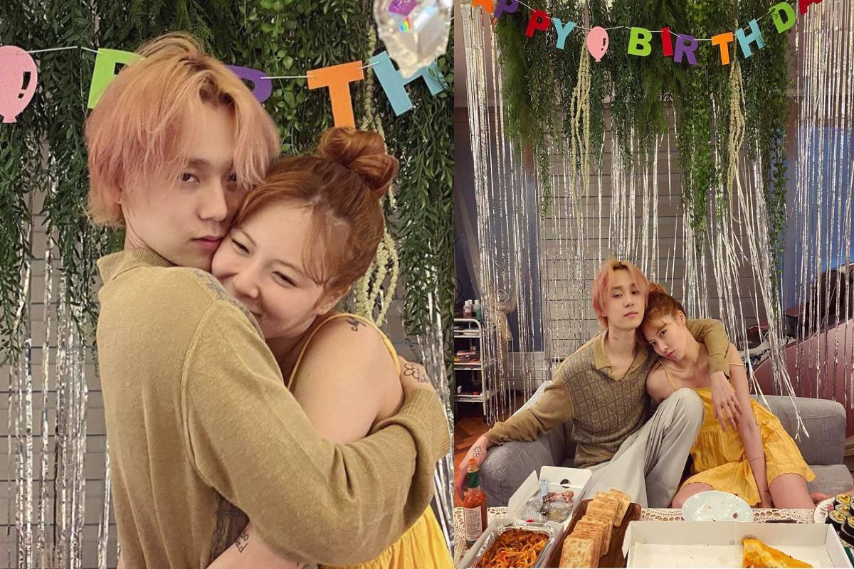 Hyun A shares romantic moments in her soon birthday party with E'Dawn