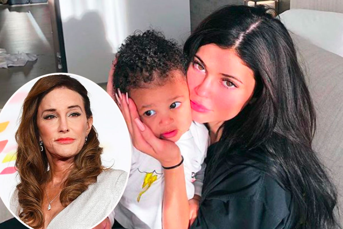 Kylie Jenner Gushes Over Daughter Stormi As Her Father Caitlyn Tries On Kendall Cosmetics Line