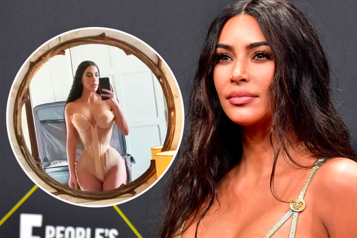 Kim Kardashian had everyone concerned she's 'removed her ribs' with super tiny corset