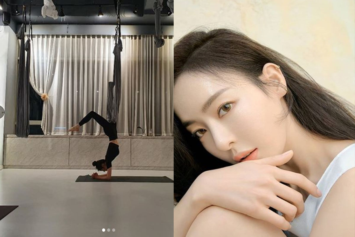 Lee Da Hee Makes Fans Suprise By Mastering Difficult Yoga Poses
