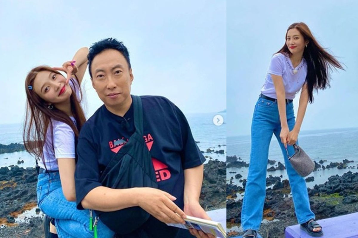 Park Myung Soo becomes photographer of Red Velvet's Joy at Jeju