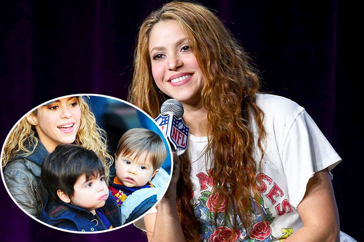 Shakira shows off her incredible figure as she enjoys bodyboarding with her sons