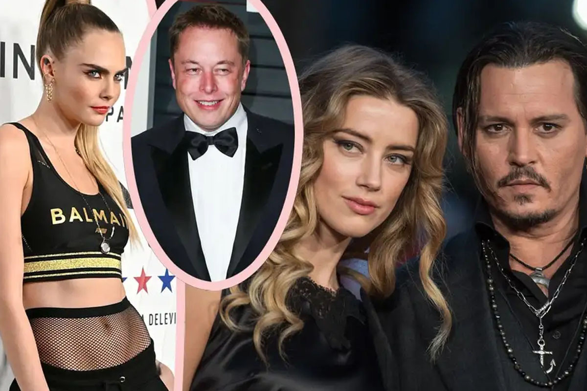 Amber Heard accused of  having an affair with supermodel Cara Delevingne and 49-year-old billionaire