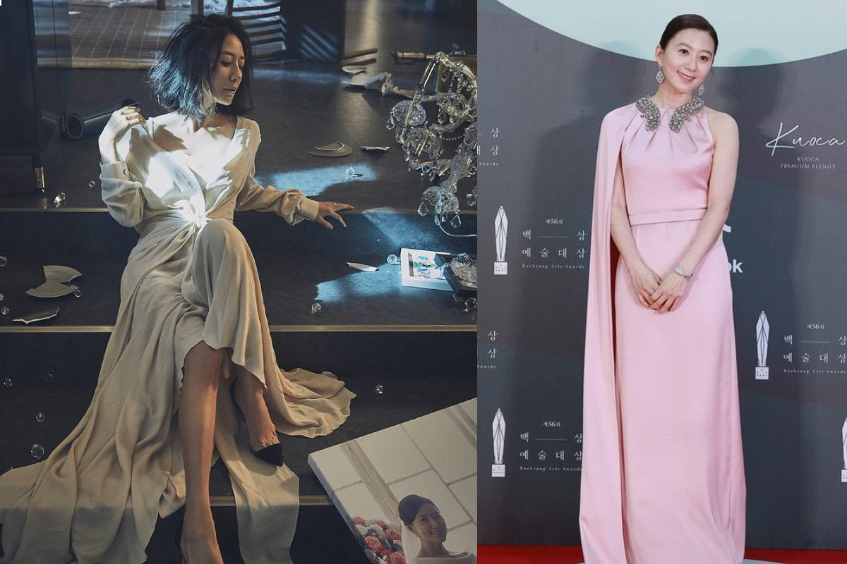 'Baeksang Arts Awards 2020' Best Actress Kim Hee-ae shows her charm through elegant pink dress