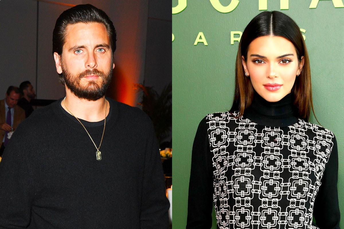 Kourtney's away, so Scott Disick enjoys cozy dinner with Kylie and Kendall Jenner