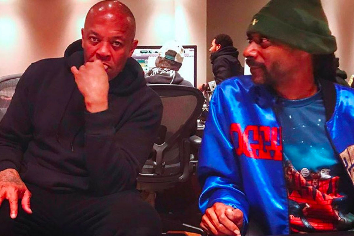 Snoop Dogg shows up studio during collab with Kanye West and Dr. Dre