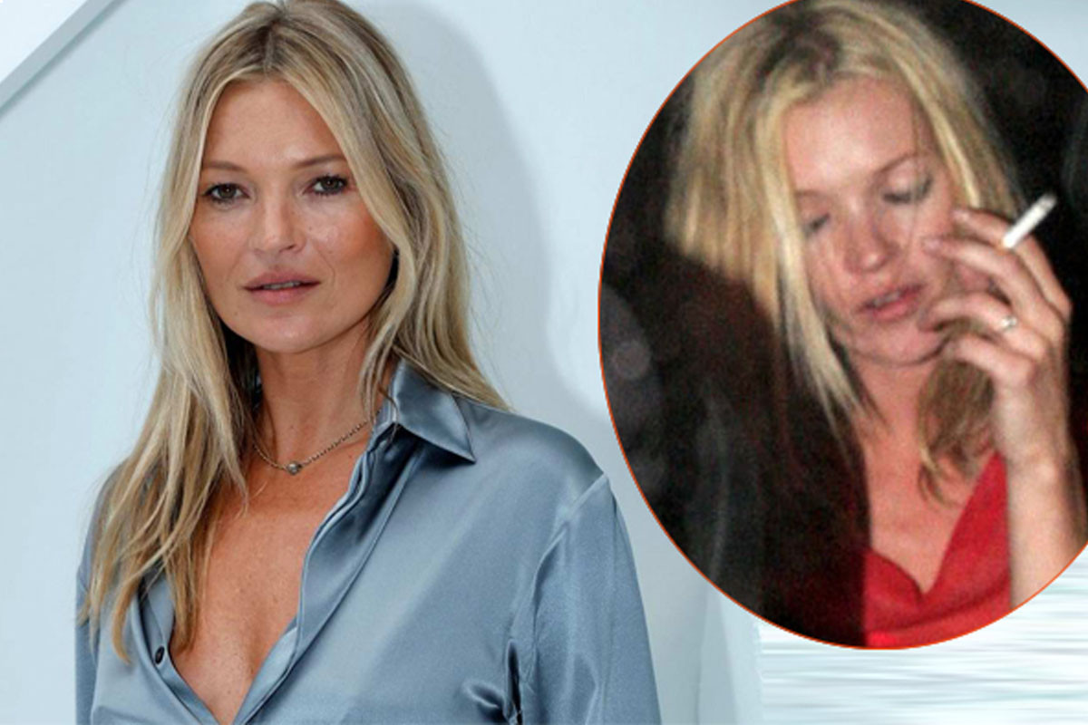 Kate Moss giving up alcohol, drugs and parties