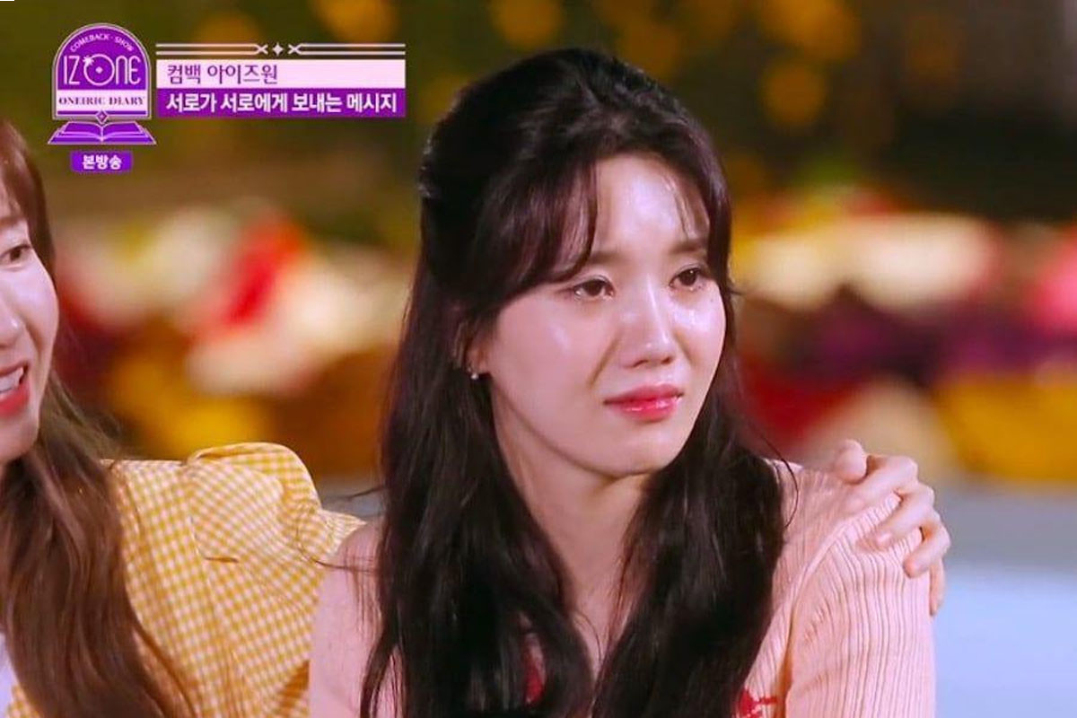 Kwon Eun Bi Cried By IZ*ONE’s Messages For Her