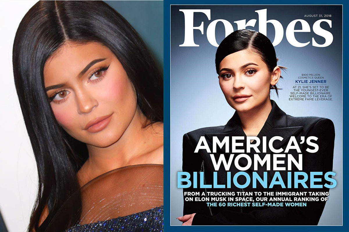 Kylie Jenner TOPS Forbes Magazine's highest-paid celebrities after her billionaire status's accusing