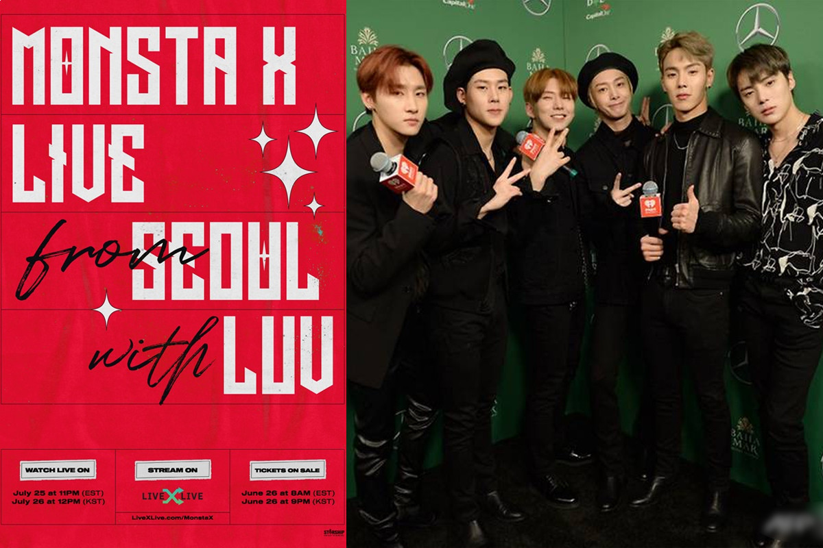 MONSTA X to hold online concert 'MONSTA X LIVE FROM SEOUL WITH LUV' on July 26