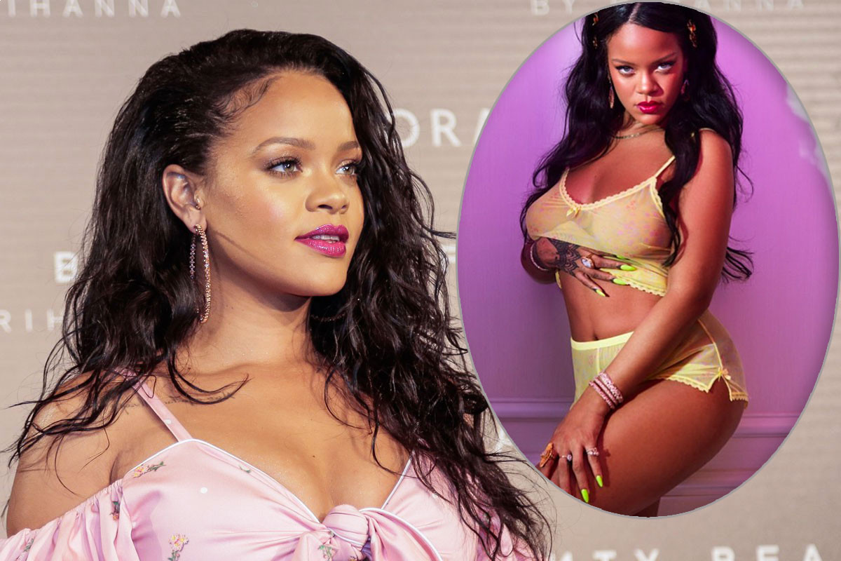Rihanna looked amazingly stunning in her latest lingerie photoshoot