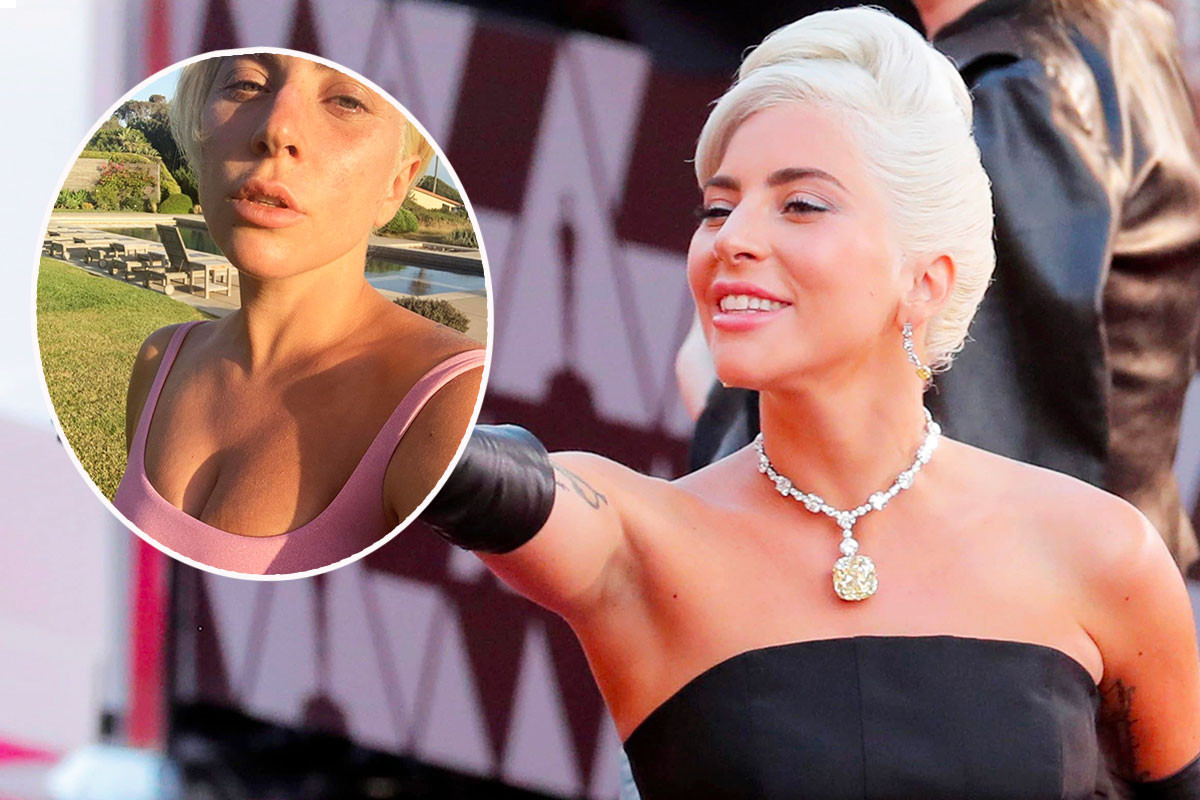 Lady Gaga Looks Gorgeous In Makeup-Free Selfie As She Tells Fans: "I Love You"